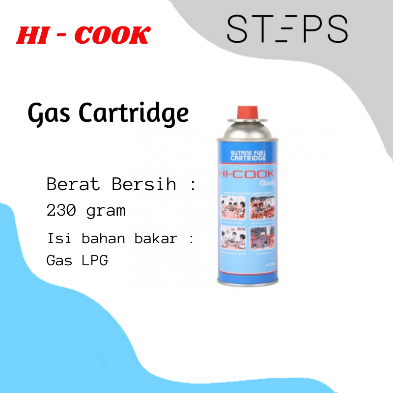 Tabung Gas Mini Hi-Cook winn Gas Kompor Portable Original Termurah Berkualitas