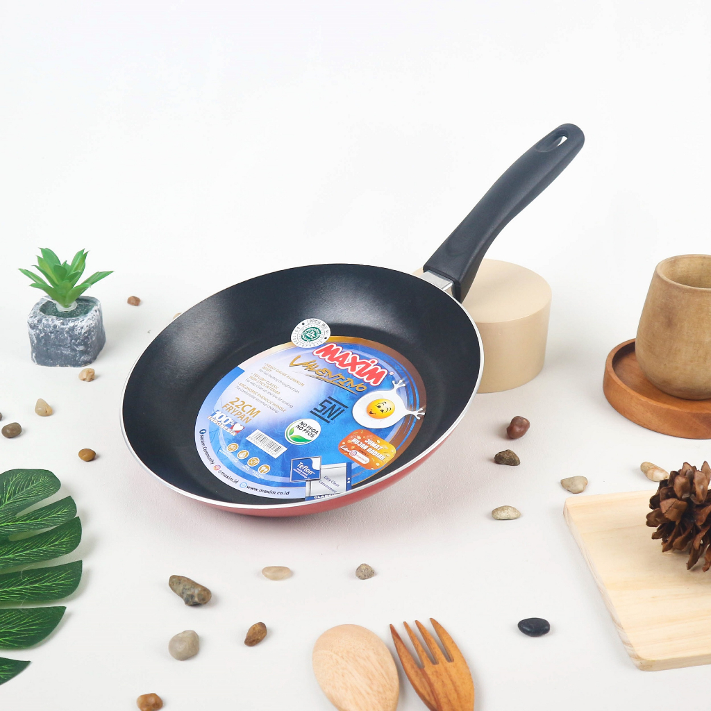 MAXIM Teflon Valentino 22cm Fry Pan Anti Lengket