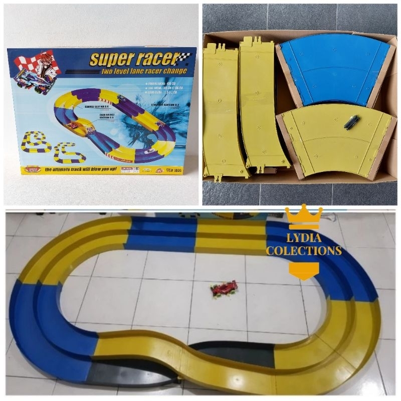 Track Tamiya 2 dan 1 Jalur Berputar Trek Balapan Tamiya