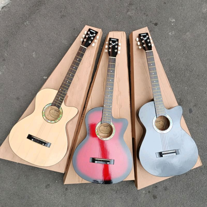 Gitar Akustik Pemula Gitar Nek Besi Custom pemula bagus & murah