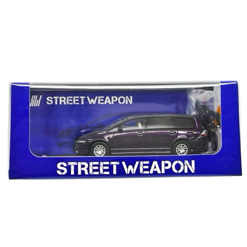 Street Weapon 64 Honda Odyssey Purple w/ Roofrack & 2 Bicycles
