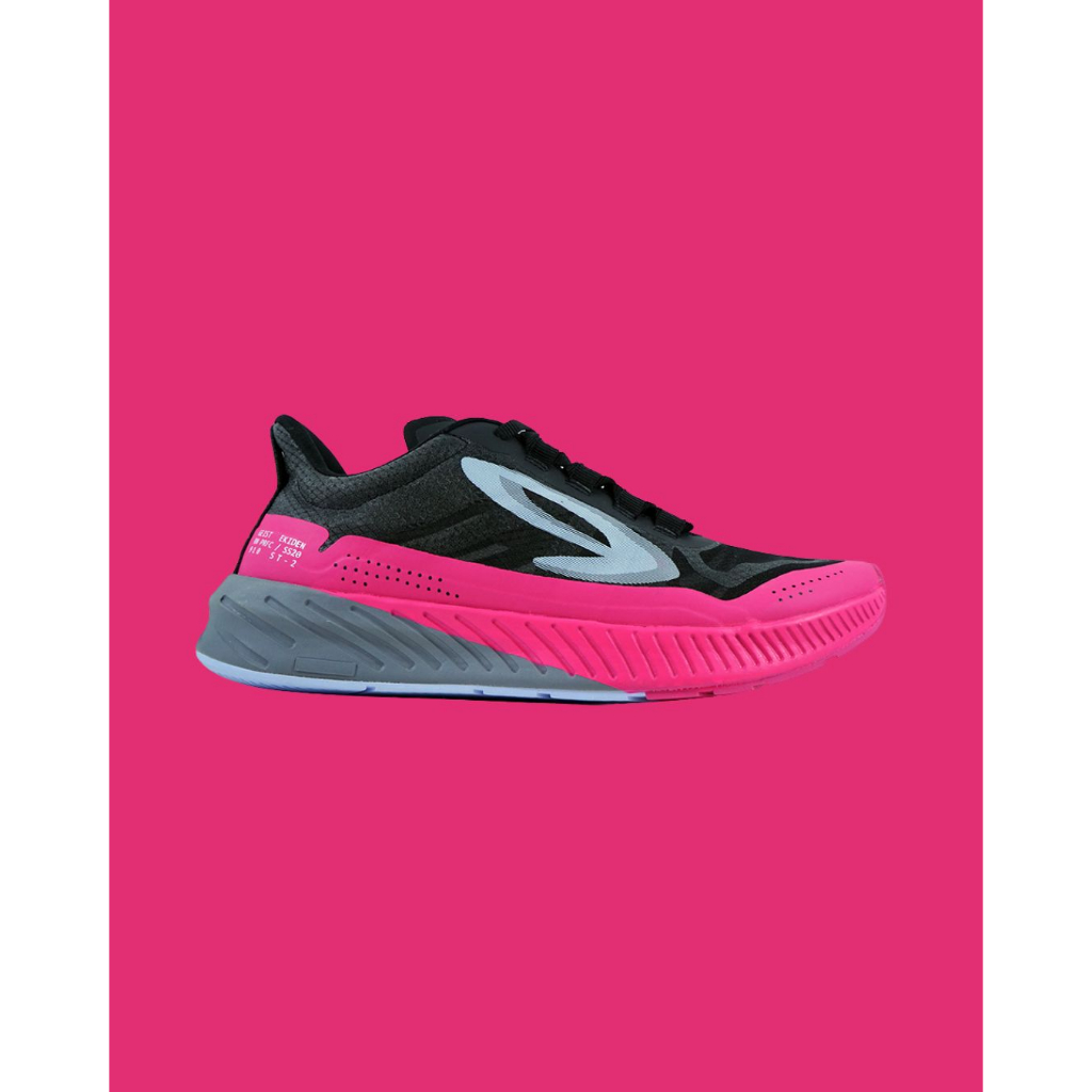 sepatu olahraga running 910 nineten Geist ekiden 1.0 hitam merah muda abu abu