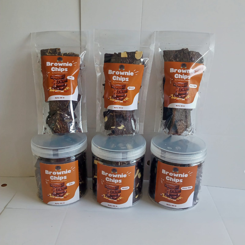 

Paket Hemat 2 Brownies Chips/ Keripik Brownies 130 Gram dan 60 Gram