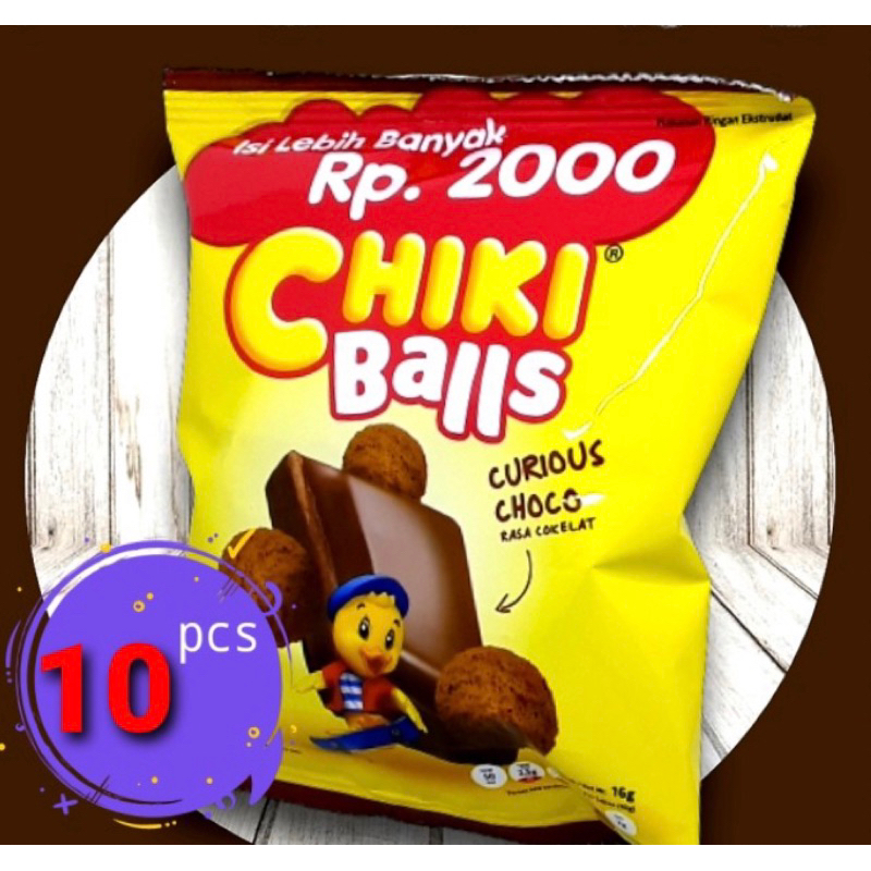 

chiki balls coklat 1 renceng isi 10 pcs