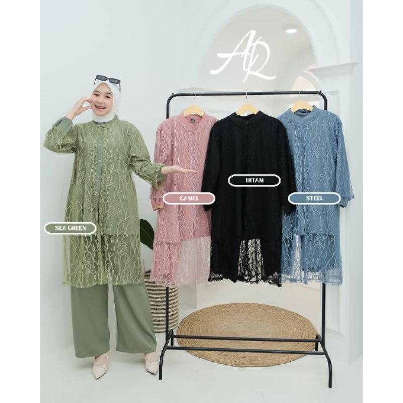 ONE SET/ALLENZA ONE SET AR/PAKAIAN WANITA/FASHION MUSLIM/BAJU WANITA MUSLIM/PAKAIAN WANITA MUSLIM/BA