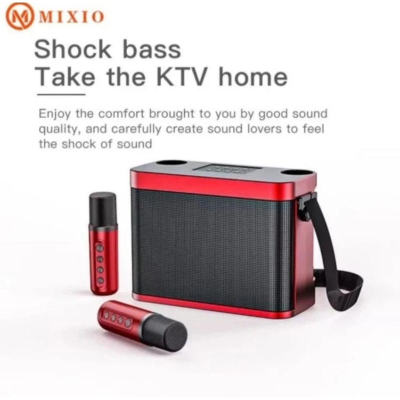 MIXIO YS-209 Portable Karaoke Speaker Bluetooth for Mobile Phone