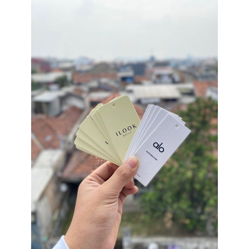 

hangtag tebal custom premium/hangtag distro/Laskar Label