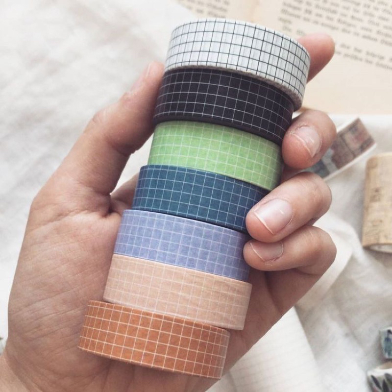 

BUNDLE TAPE, WASHI TAPE AND ACRYLIC PAINT