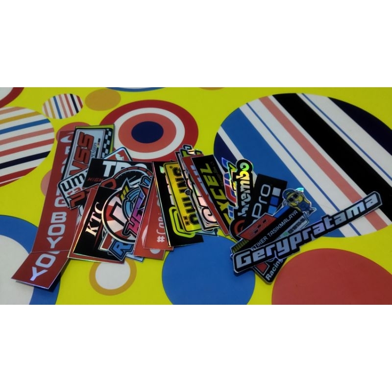 

Stiker Hologram Murah Isi 14pcs (random)