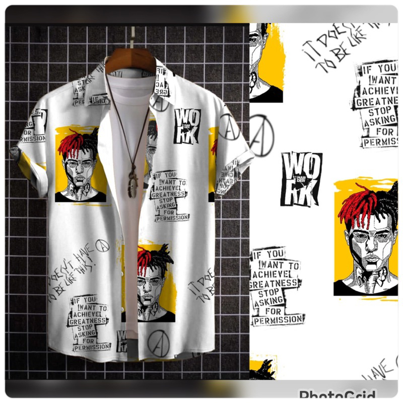 Kemeja printing pantai kemeja pria terlaris kemeja distro kemeja pantai kemeja cowok kemeja hawaii