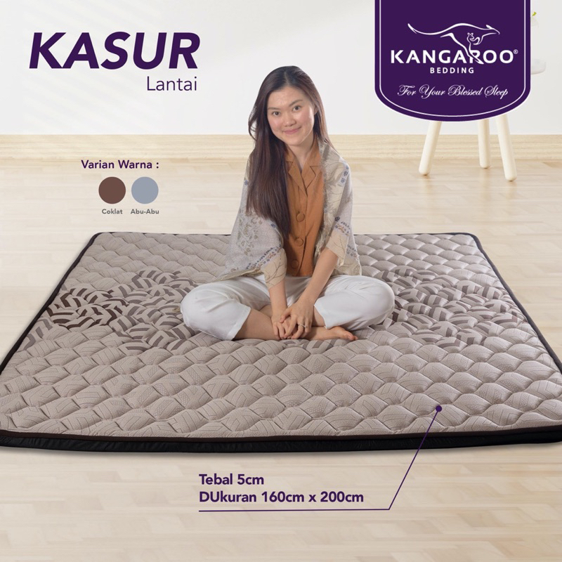Kasur Lantai 180X200 - Bonus 2 Bantal FREE TAS - Kangaroo Bedding Busa Matras
