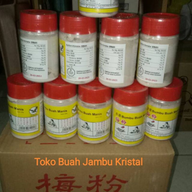 bumbu buah rujak jambu kristal bubuk cabe