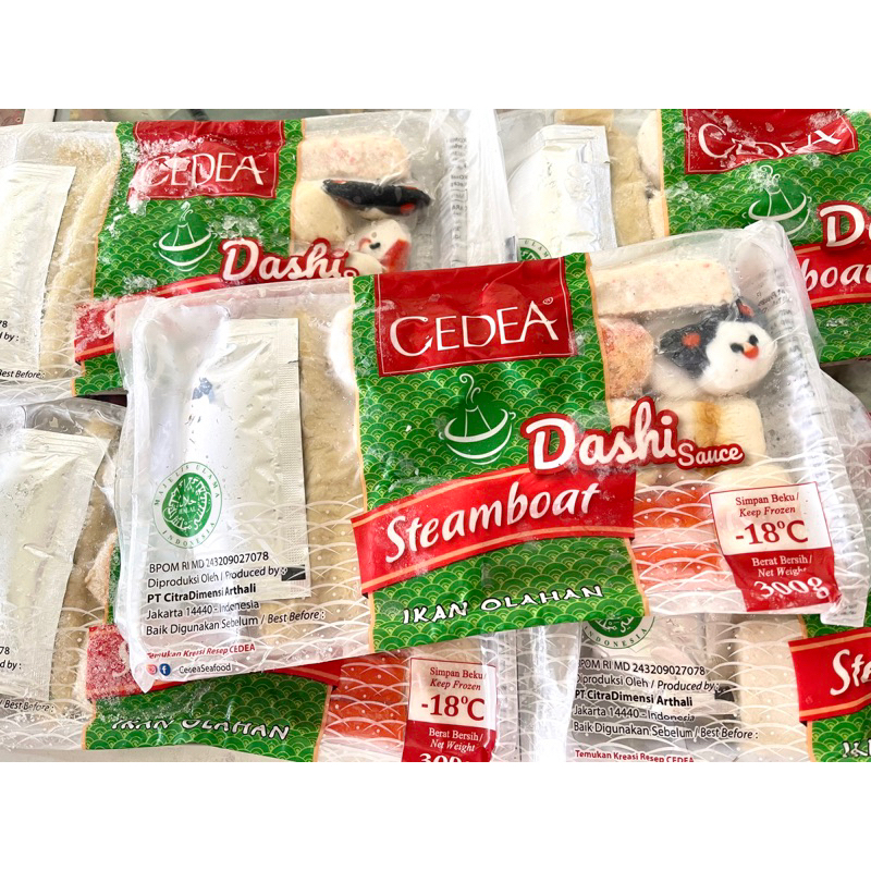 

Steamboat Set Cedea 300gr ~ GALERI PLASTIK FROZEN FOOD