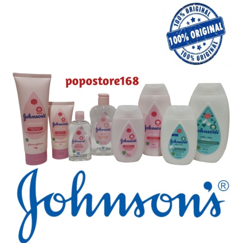 JOHNSON BABY LOTION/ JOHNSON'S BABY CREAM/ JOHNSON BABY OIL 50ML/125ML/ LOTION MILK AND RICE 100ML/2
