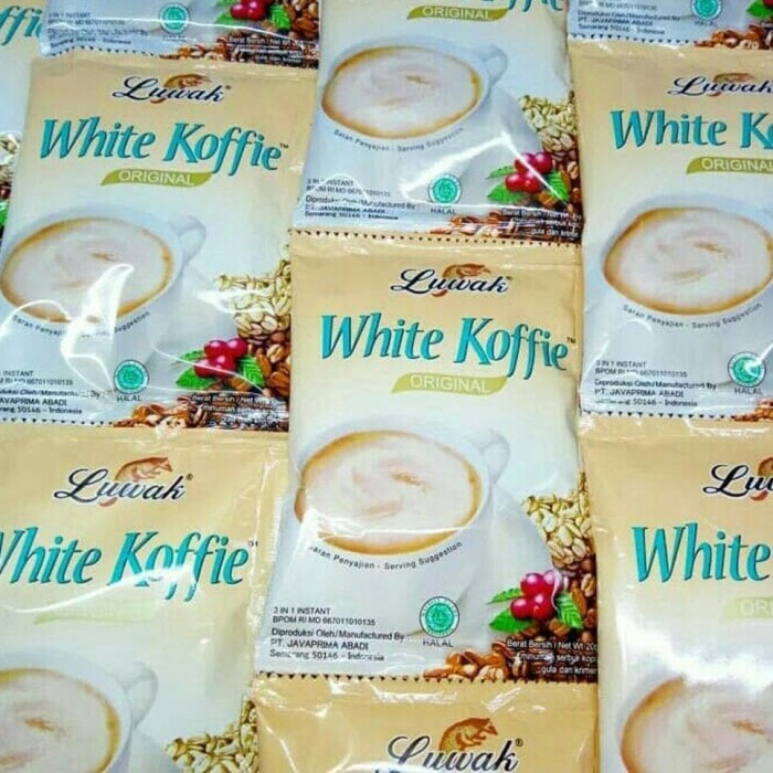 

Luwak White Coffee Kopi Sachet Instant @20gr