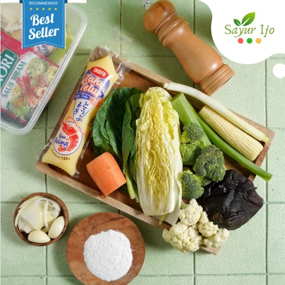 

Paket Fresh Masak Sapo Tahu Sayur Tofu Jamur Bawang Tiram Sauce Segar