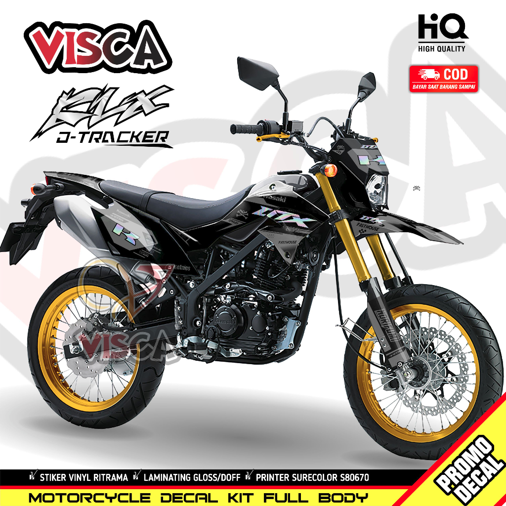 Decal Klx Dtracker 150 Full Body Decal Dtracker 150 Supermoto Full Body Dekal Dtracker 150 Terbaru D