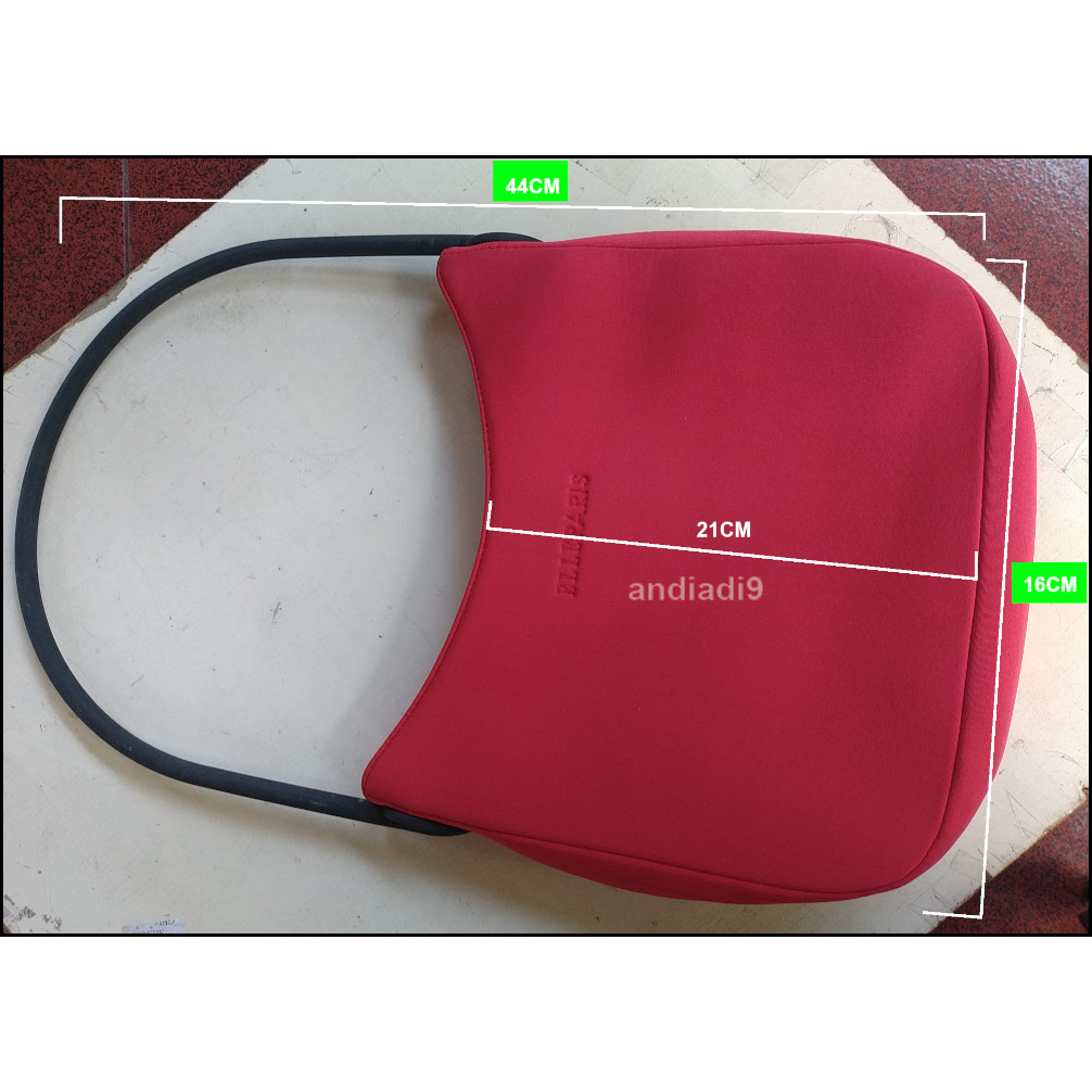 TAS TOTE BAG MERAH ELLE PARIS BEKAS