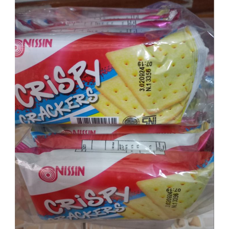 

[SR-Mart] Crispy Crakers NISSIN @30 Gr (4 bh Rp.10.000)