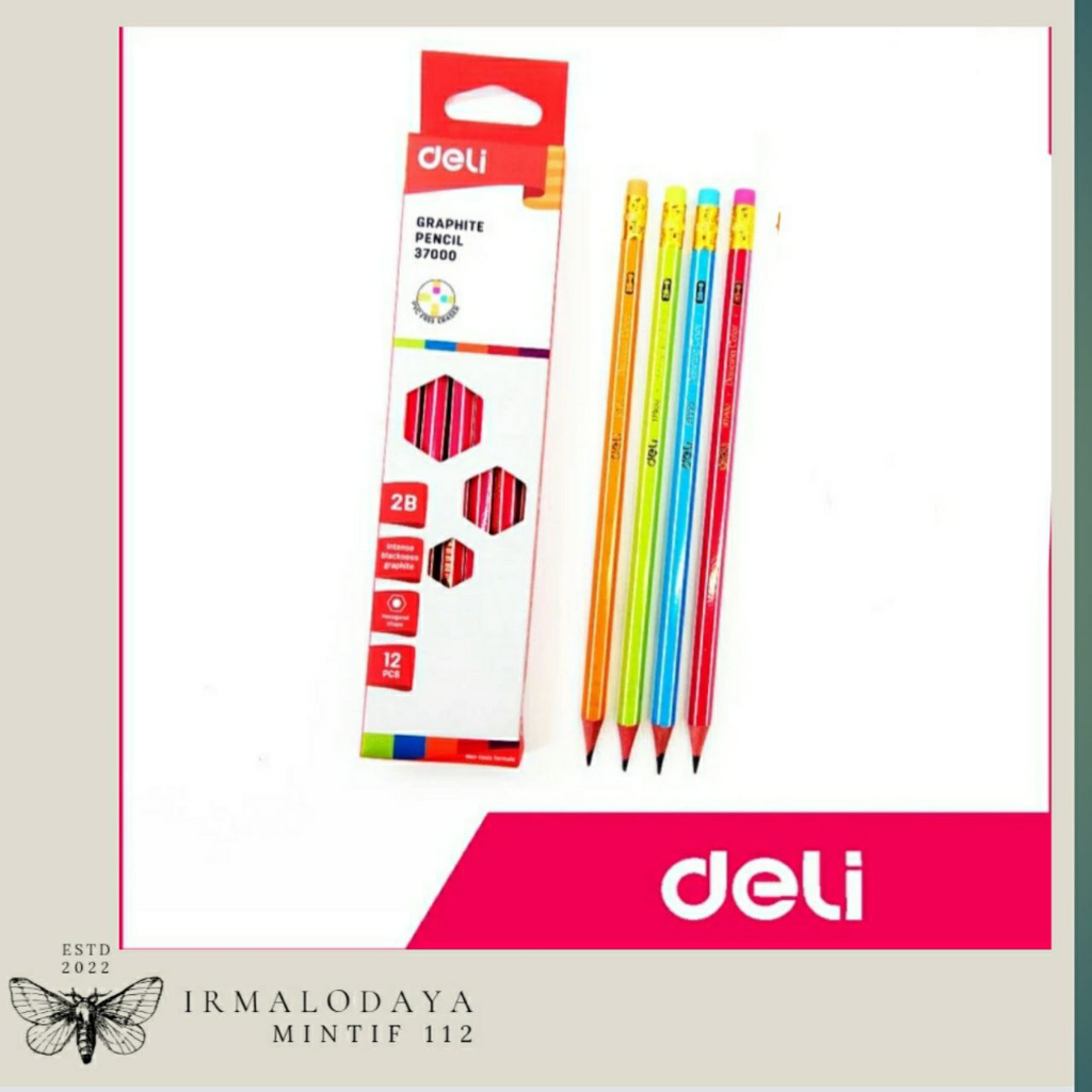 

Pensil Deli 2B 37000 (12 pcs) - Orange