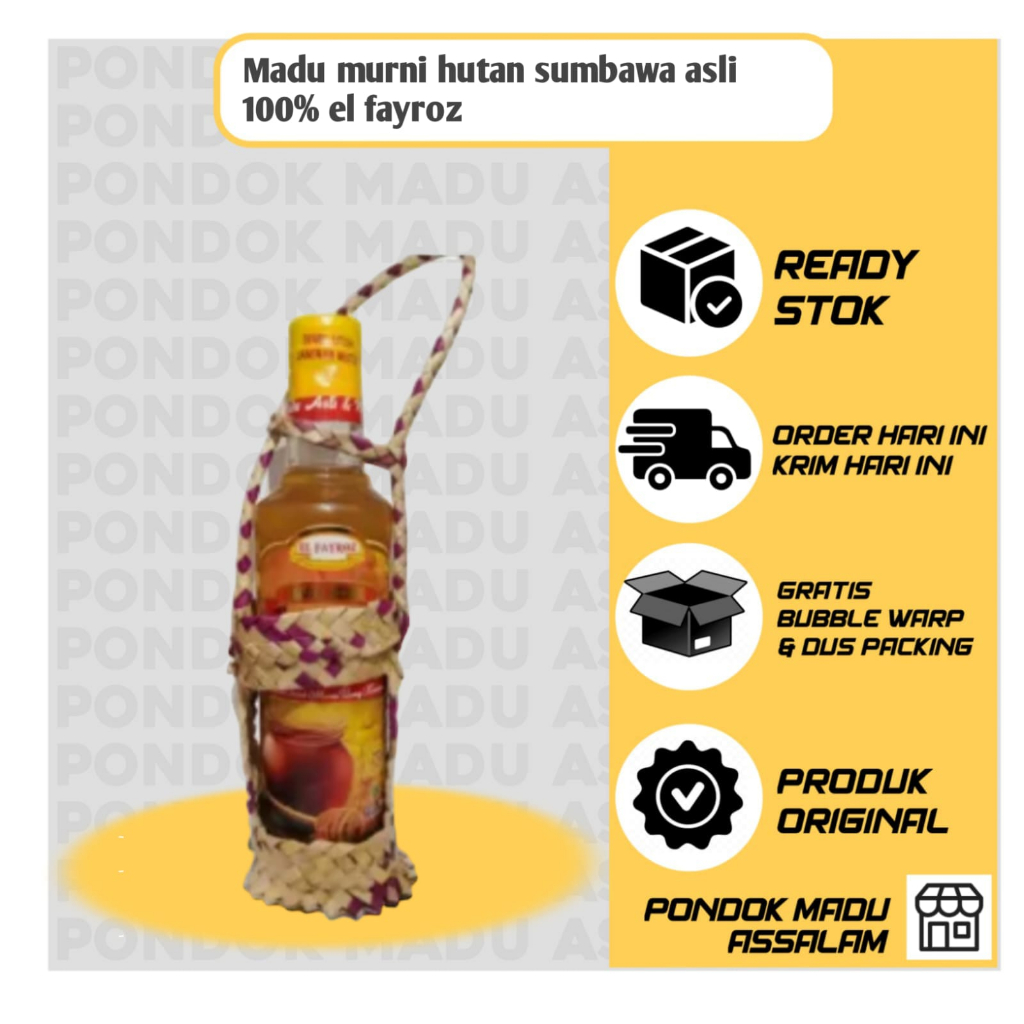 

Madu Murni Hutan Sumbawa Asli 100 % / El Fayroz