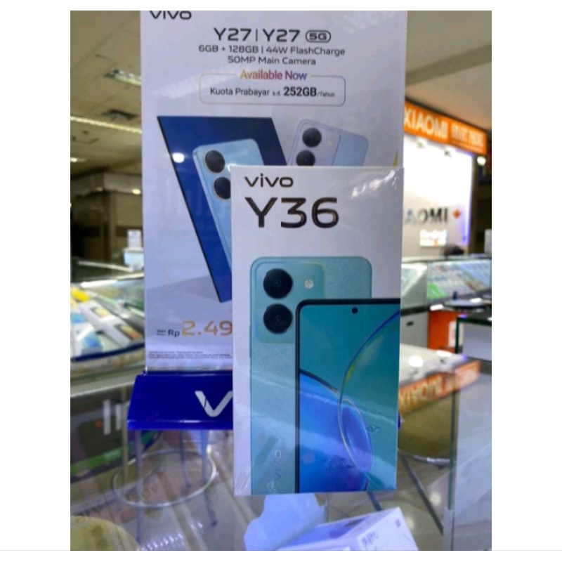 Vivo Y36 8GB+8GB Extended RAM 256GB ROM Garansi Resmi Original Handphone hp Vivo Y36 terbaru 2023 VI