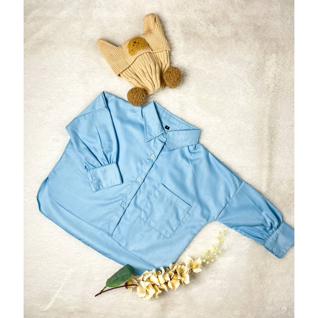 Atasan Anak Perempuan Oversized / Kemeja Anak Perempuan Oversized