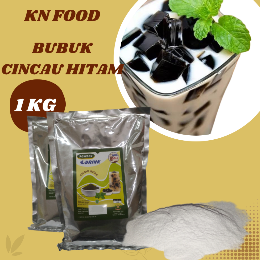 

Distributor Bubuk Cincau Hitam Instan kemasan Curah 1 kg.