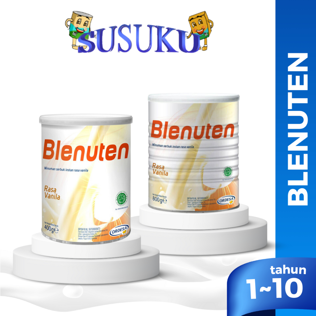 

Blenuten Susu Nutrisi Anak 1-10 tahun Rasa Vanila 400gr/800gr