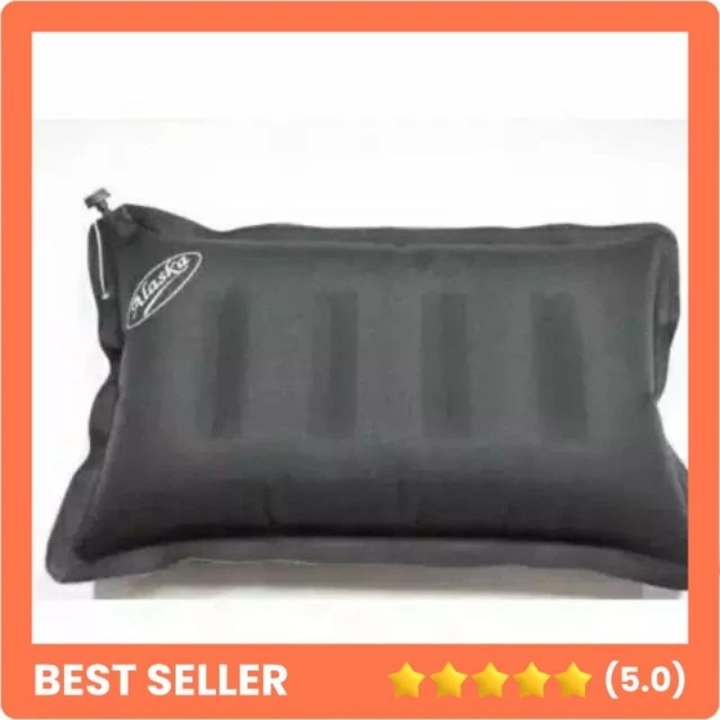 Bantal ALASKA TERMURAH/bantal tiup Angin Camping outdoor original