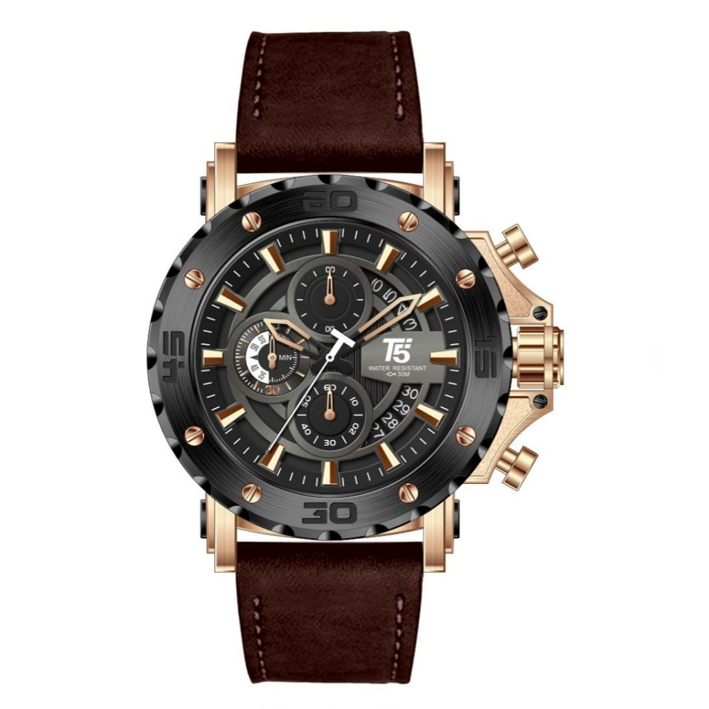Jam Tangan T5 H 3641G / 3641 G Original