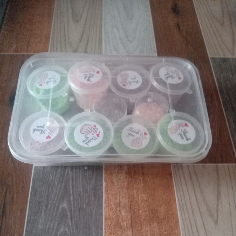 

jajan jadul susu sedot salju isi 10 cup