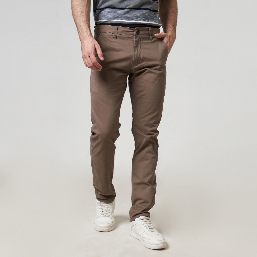 GABRIELLE Celana Panjang Chinos Pria Slim Fit BAWD127F0523