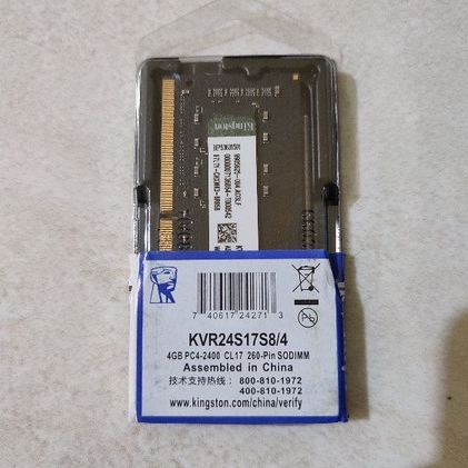 Memory RAM Laptop DDR4 4GB Kingston Sodimm Ram Kingston DDR4 4GB Sodimm Laptop PC4 2666MHz