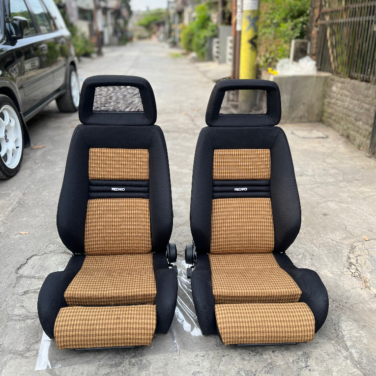 JOK RACING RECARO LX JARING TARTAN COKLAT UNIVERSAL PREMIUM