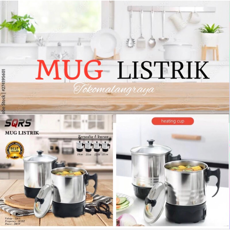mug listrik/heating cup/mug elektrik
