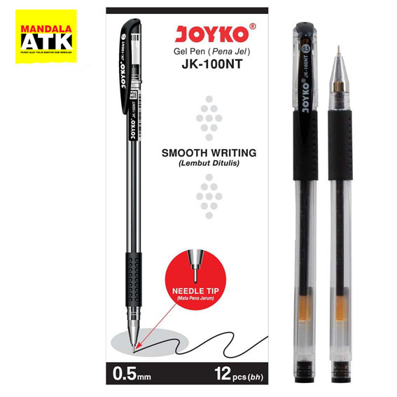 

Pulpen Gel Joyko JK-100 0,5 Hitam 1 Pack