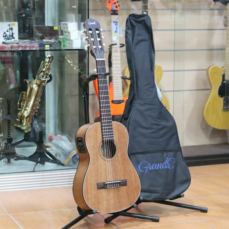 Grande IC125EQ 3/4 NS - Gitar Akustik Elektrik 3/4 Natural Satin IC125 Classic Nylon