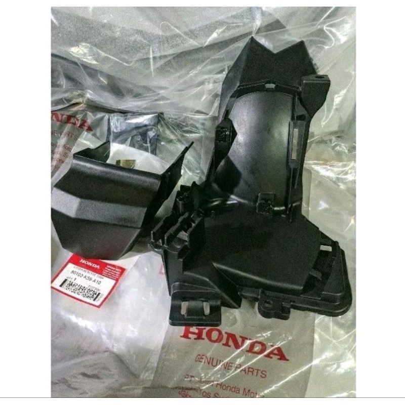 Satu set cover tutup air radiator vario 125 150 led lama 2015 Original