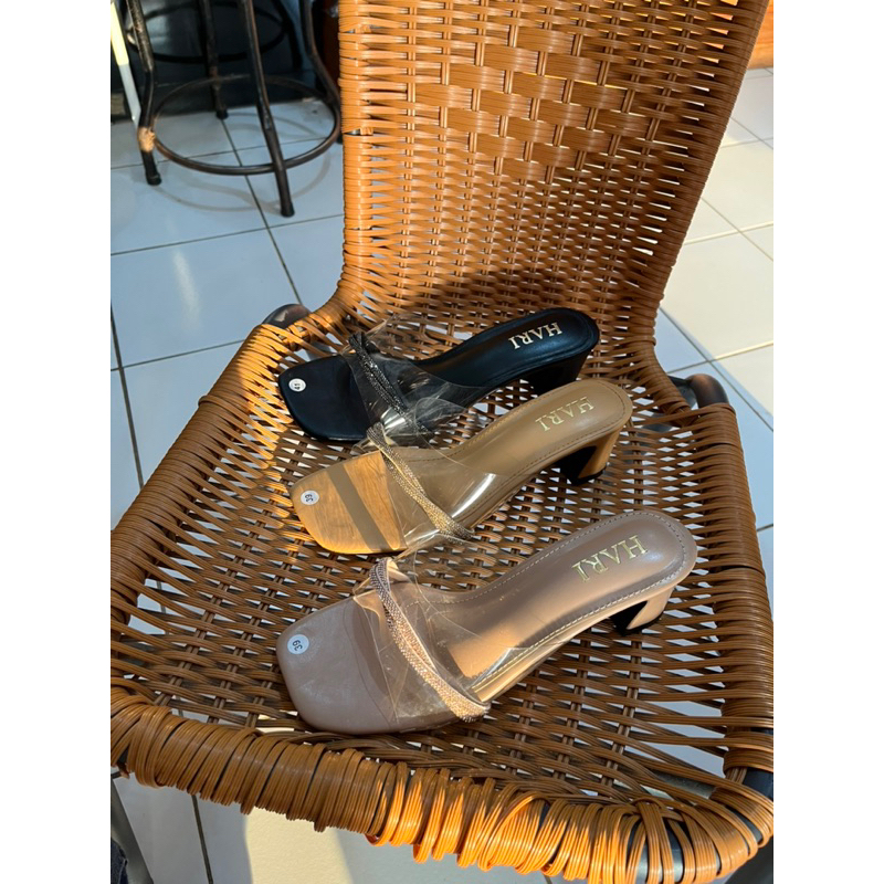 Heels 5cm slop bening permata