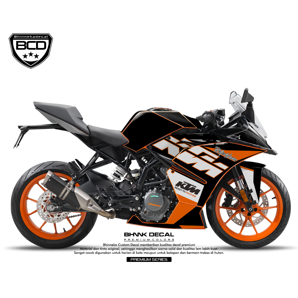 DECAL STICKER KTM RC 2021 - SIMPLE DESIGN