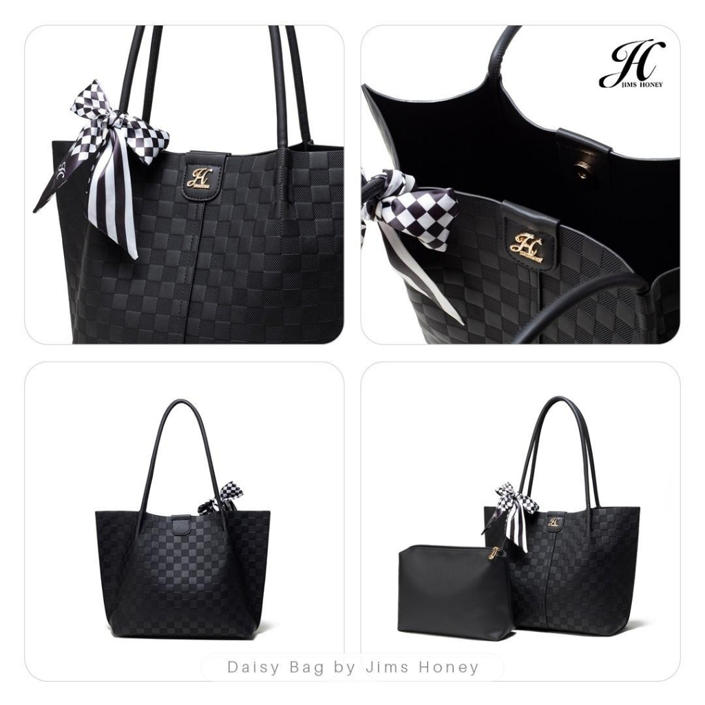 PROMO JIMS HONEY DAISY TOTE BAG Tas Jinjing Wanita Jimshoney Import Trendy Elegan Jims Honey Casual Terbaru