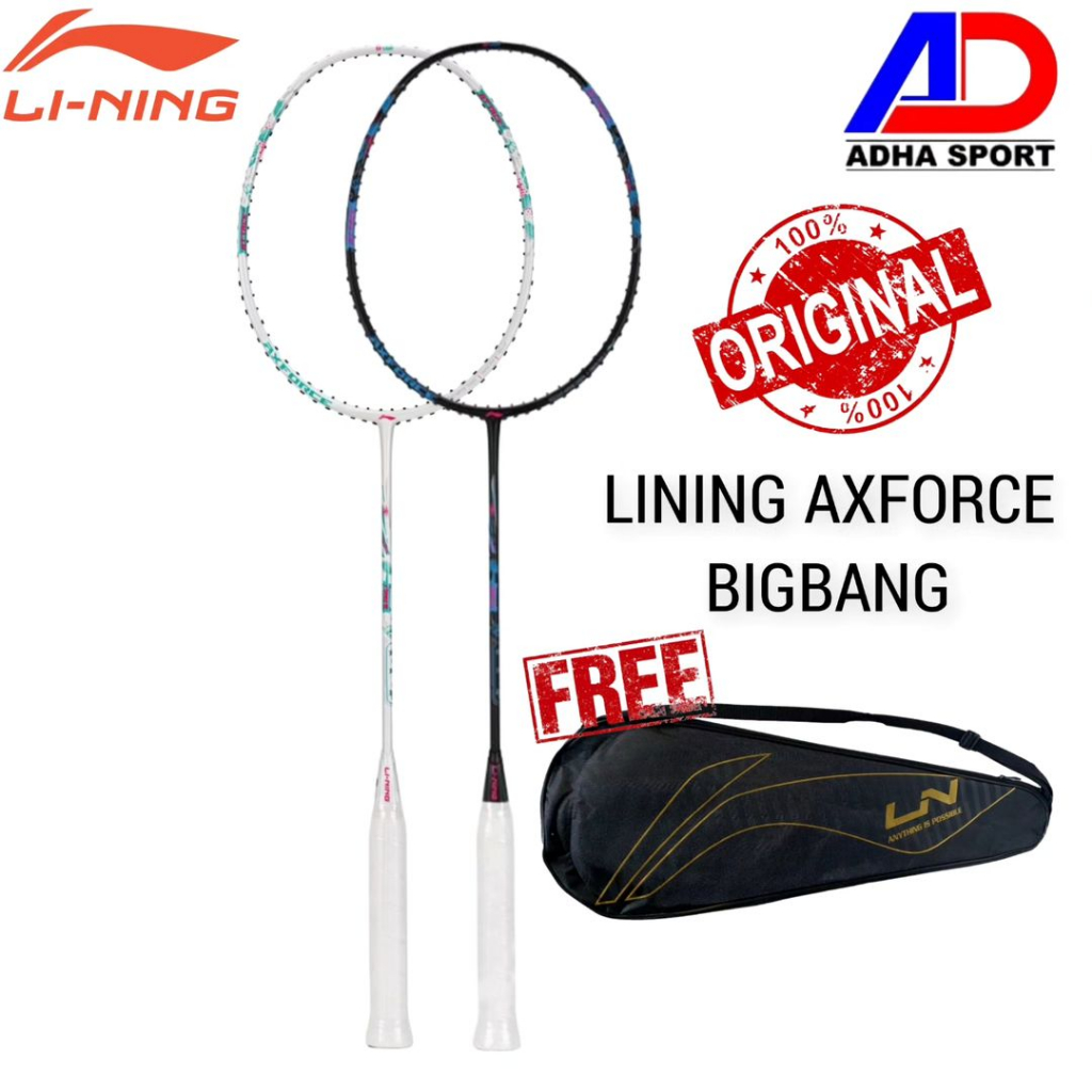 Raket Badminton Lining Axforce Bigbang Original Raket Bulutangkis Store Surabaya Adha Sport