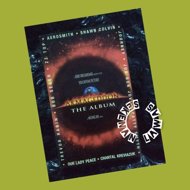 Kaset Pita Ost Armageddon /Aerosmith, Bon Jovi, ZZ Top, Journey dll (Mulus)