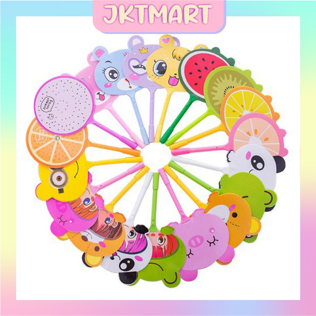 

⭐JKTMART ⭐ Pena Kipas Lucu Animal dan Buah Pulpen Kipas Karakter# BISA COD R145
