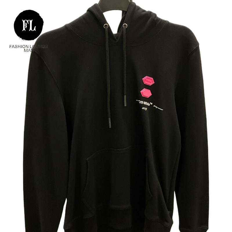 Outer jacket/ hoodie hitam OW