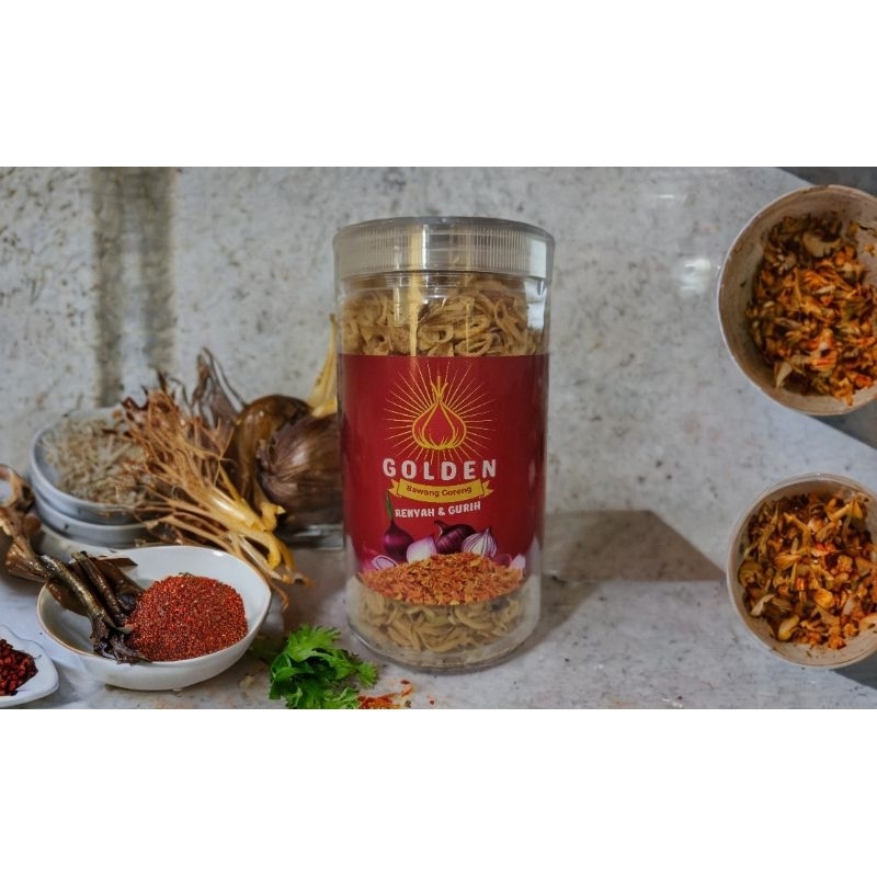 

Bawang goreng golden 100 gram dan 250 gram