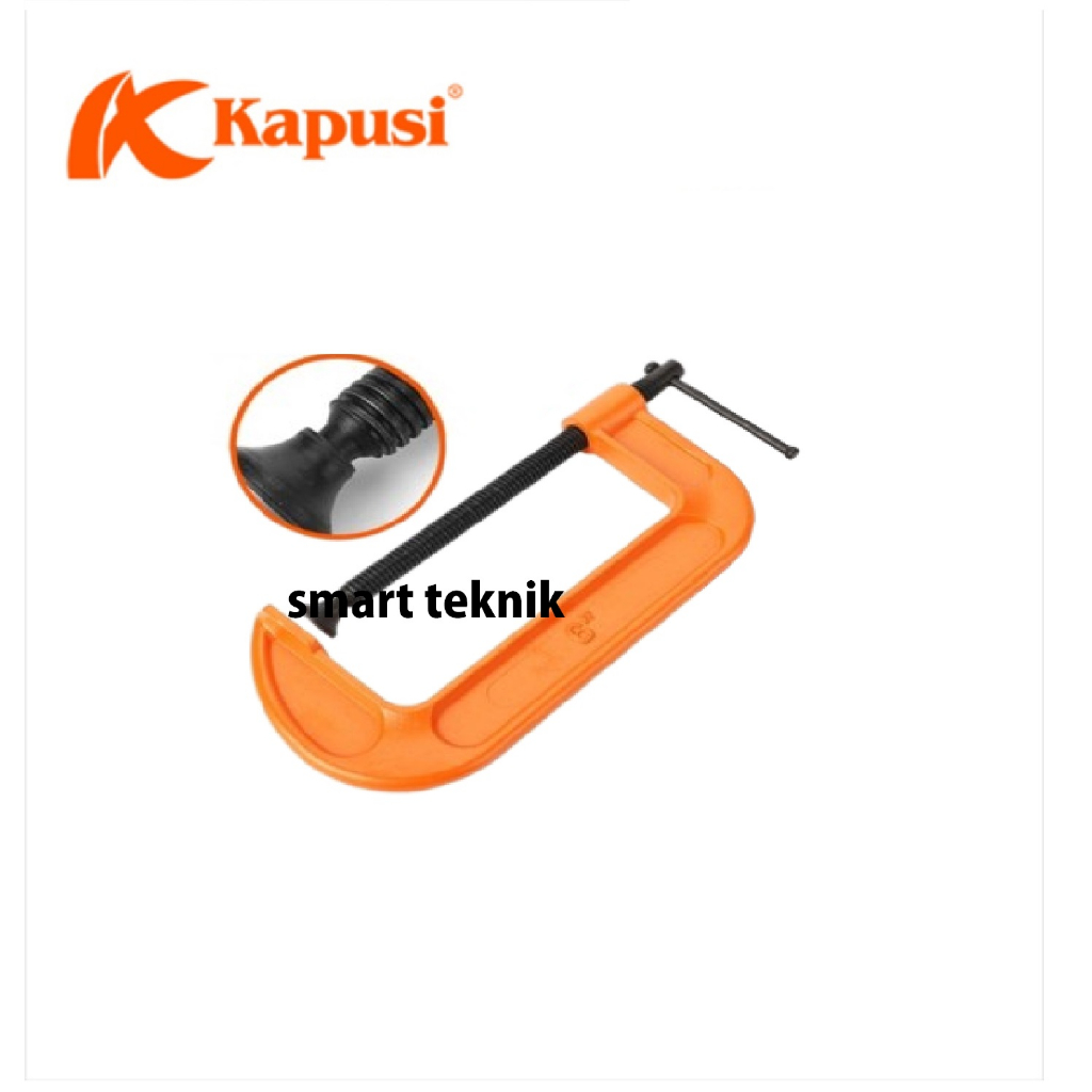 Klem C / klem Penjepit kayu 4" / Catok G 4 Inch kapusi japan bahan tebal