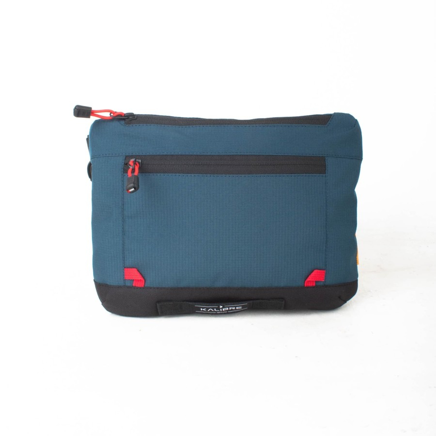 Tas Selempang Kalibre 921352 443 Zappa Travel Pouch Navy Yellow - Tas Pria Slempang Pinggang