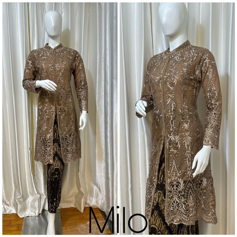 TUNIK SET TERBARU //TUNIK BROKAT // SETELAN PESTA //SERAGAMAN NIKAHAN